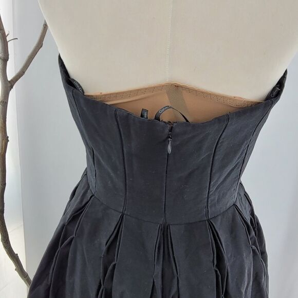 Calvin Klein pleated strapless corset fit and flare dress - Picture 6 of 10